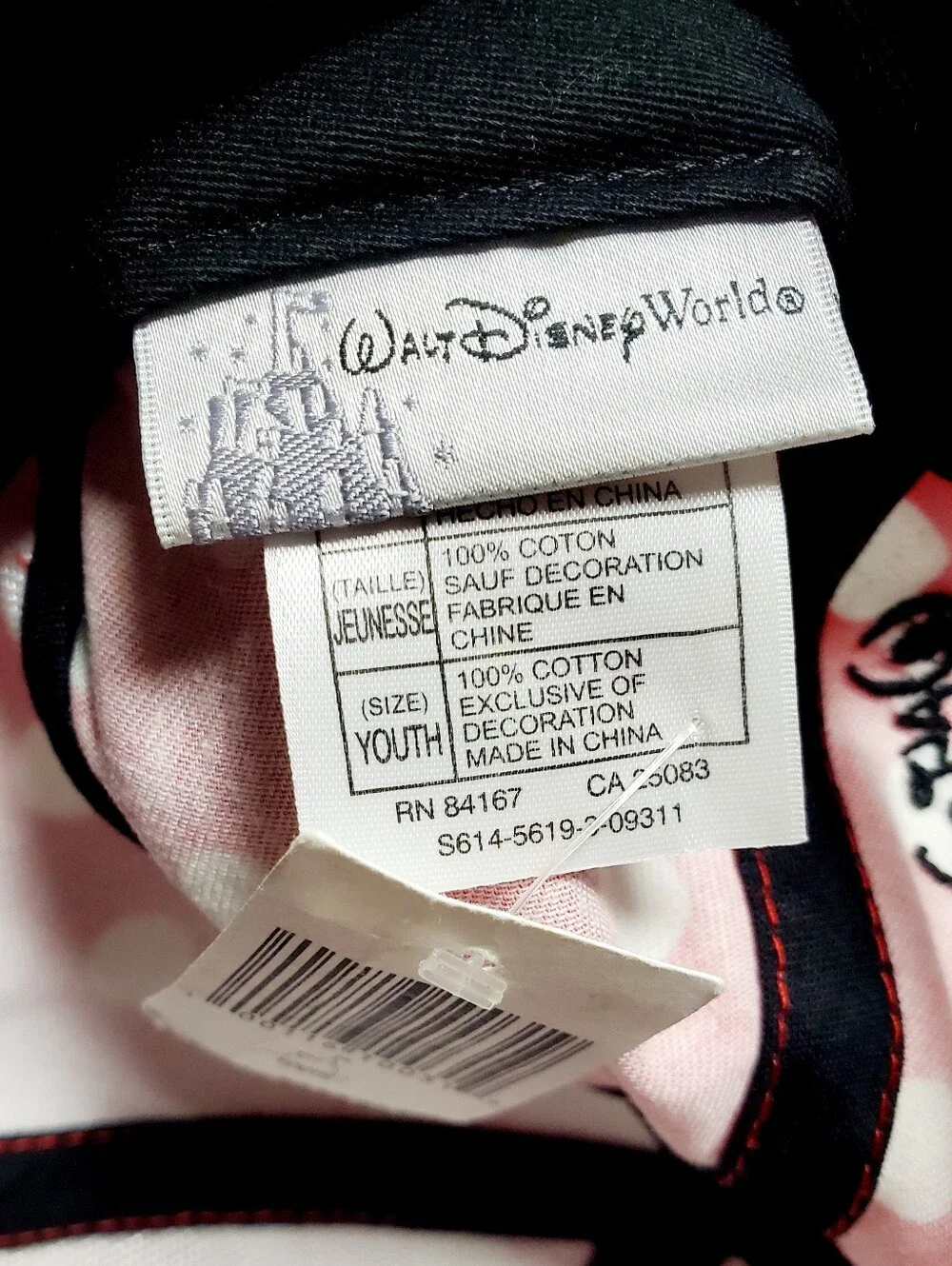 Official Disney's Minnie Mouse Snapback Youth Baseball Hat with Ears